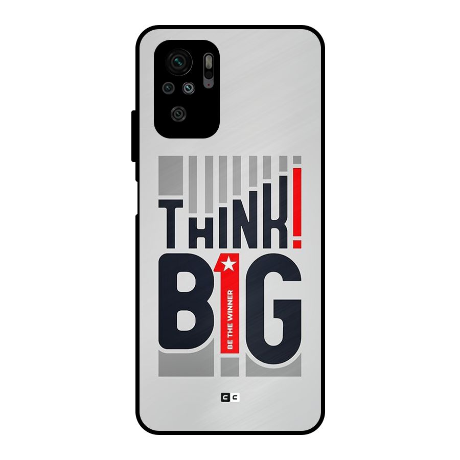 Think Big Metal Back Case for Redmi Note 10S