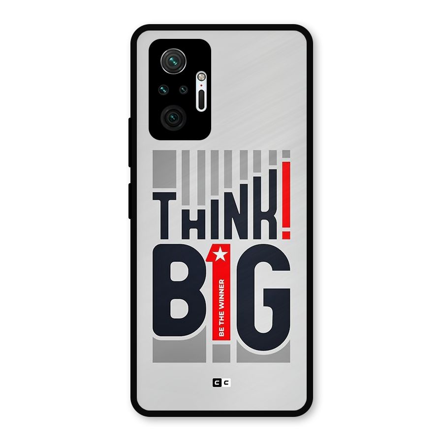 Think Big Metal Back Case for Redmi Note 10 Pro Max
