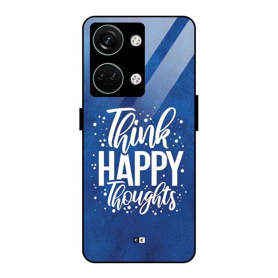 Think Happy Thoughts Glass Back Case for Oneplus Nord 3