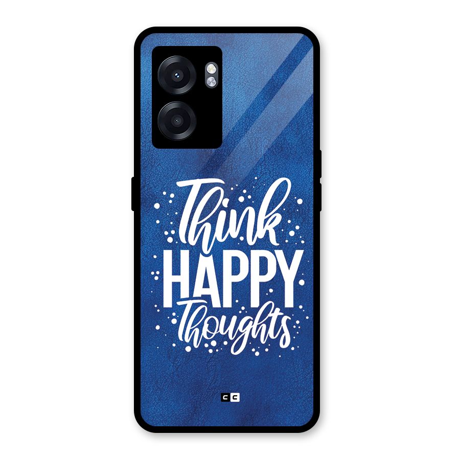 Think Happy Thoughts Glass Back Case for Realme Narzo 50 5G