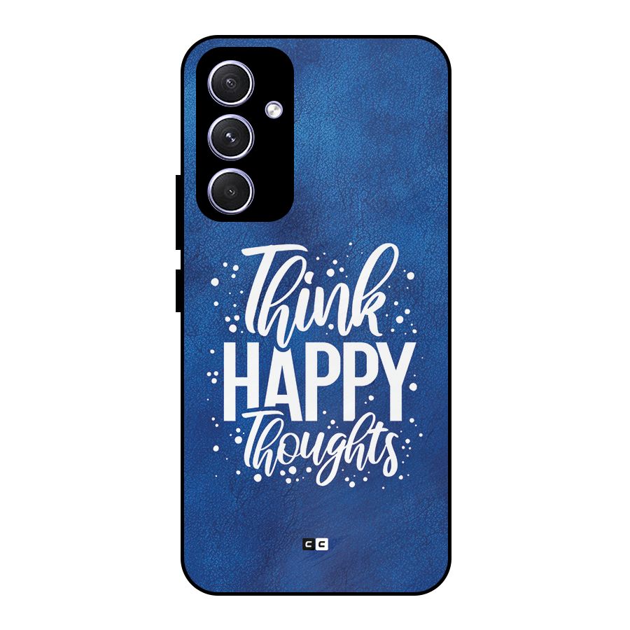 Think Happy Thoughts Metal Back Case for Galaxy A54
