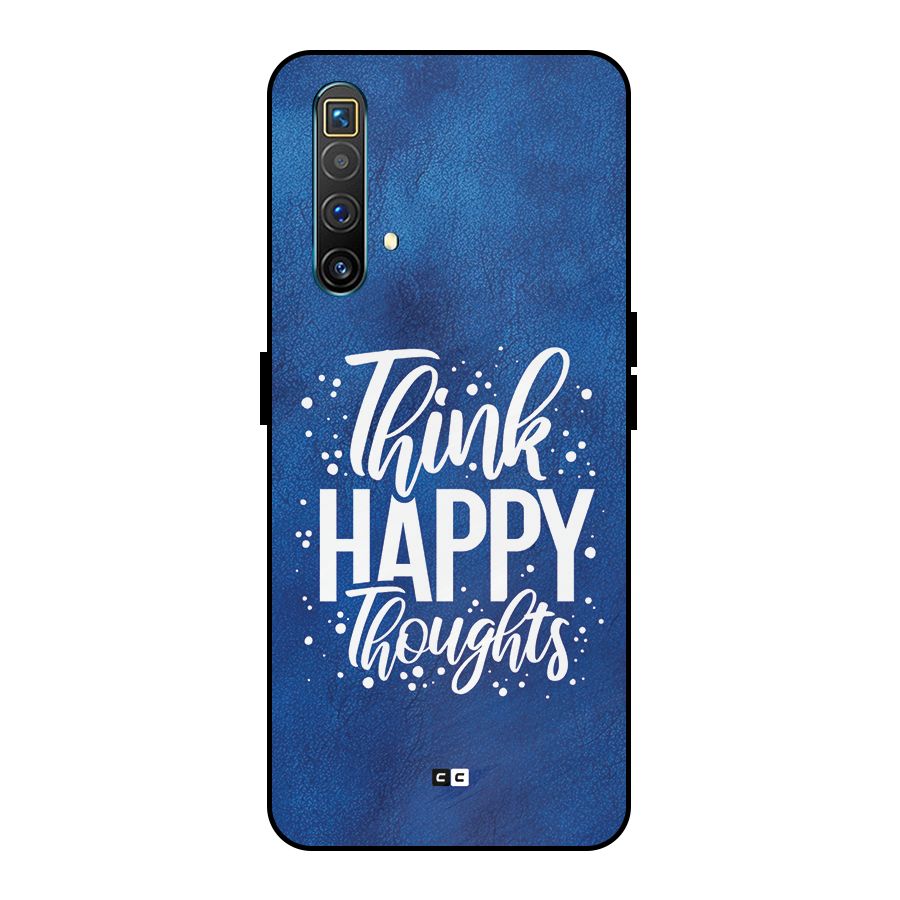 Think Happy Thoughts Metal Back Case for Realme X3