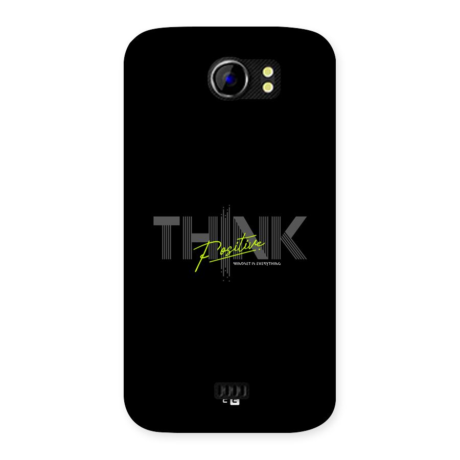 Think Positive Only Back Case for Canvas 2 A110