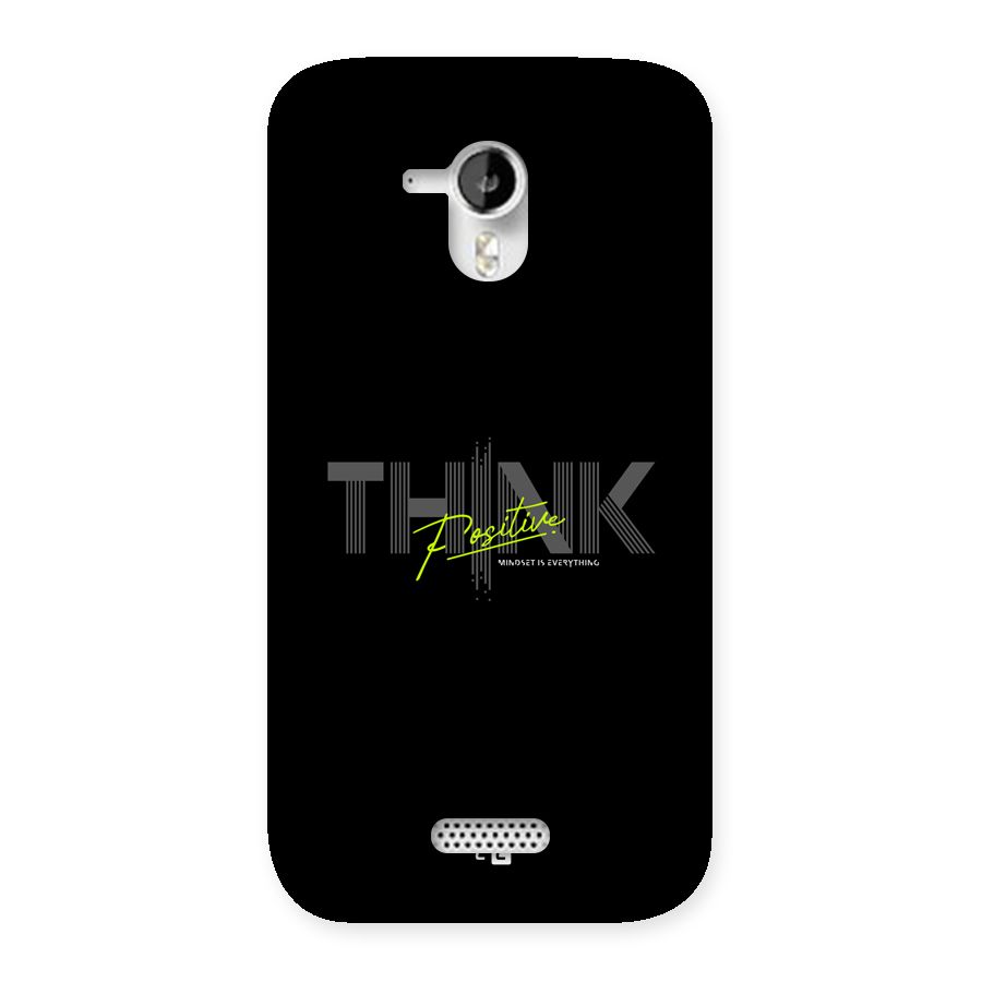 Think Positive Only Back Case for Canvas HD A116