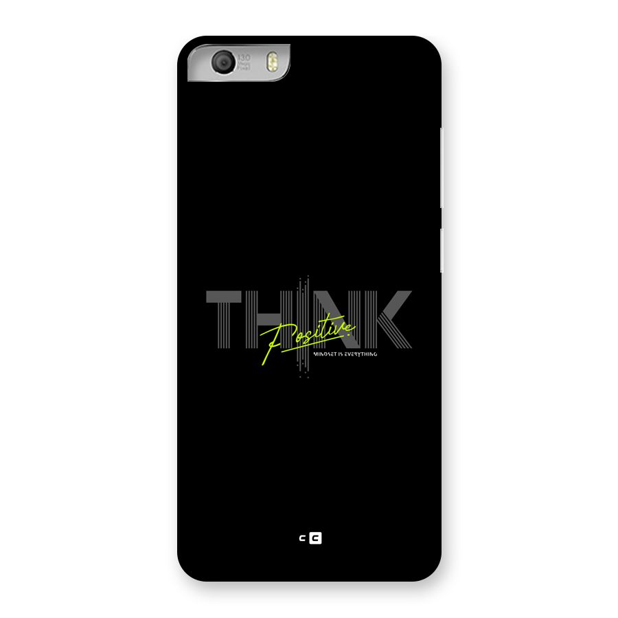 Think Positive Only Back Case for Canvas Knight 2