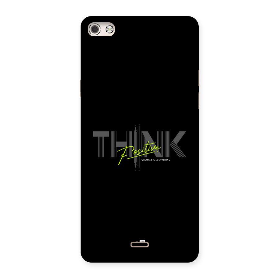 Think Positive Only Back Case for Canvas Silver 5