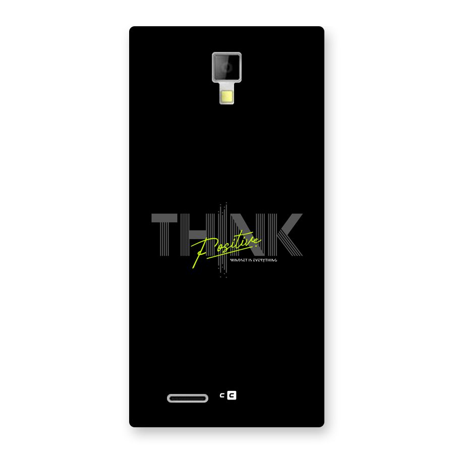 Think Positive Only Back Case for Canvas Xpress A99