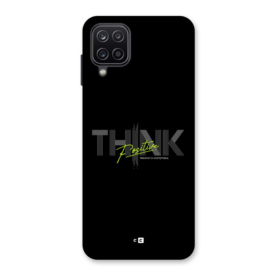 Think Positive Only Back Case for Galaxy A12