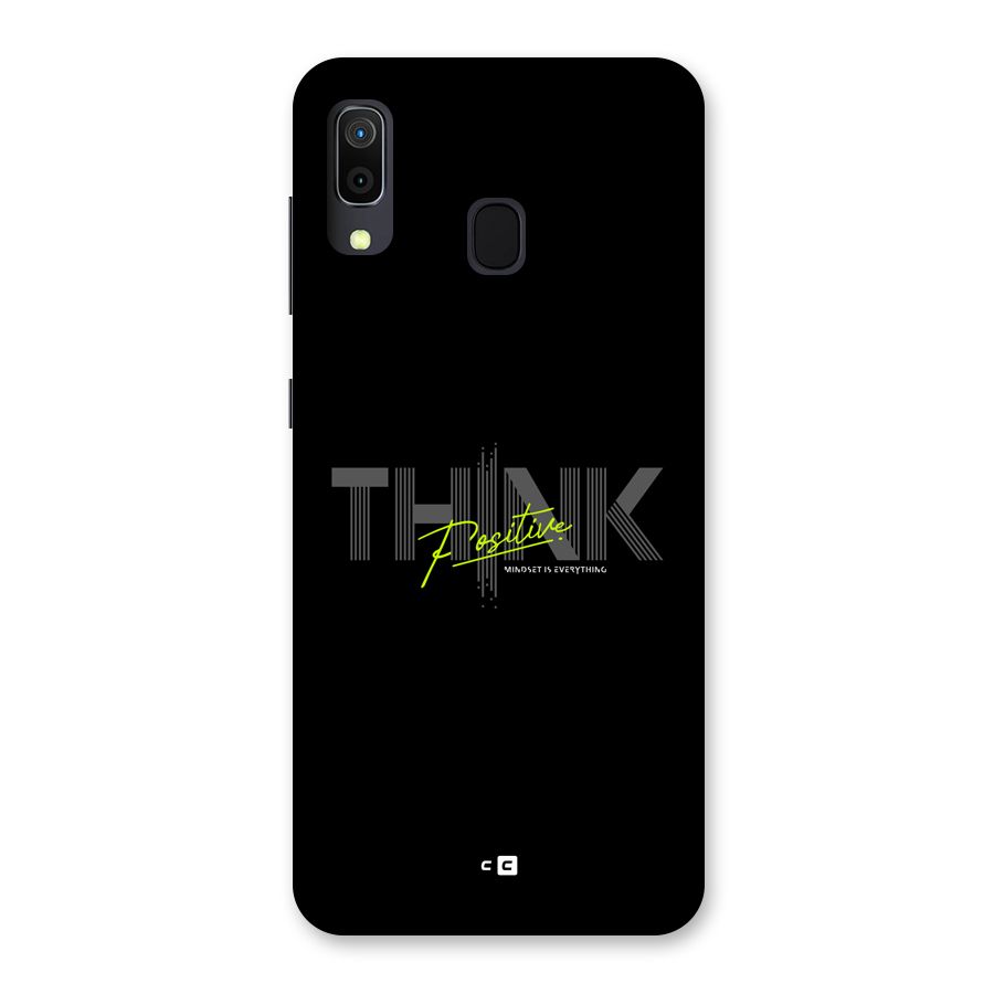 Think Positive Only Back Case for Galaxy A20