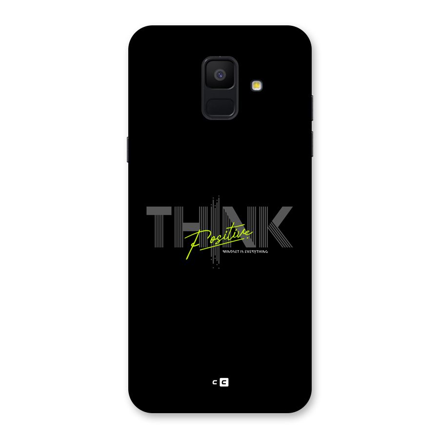 Think Positive Only Back Case for Galaxy A6 (2018)