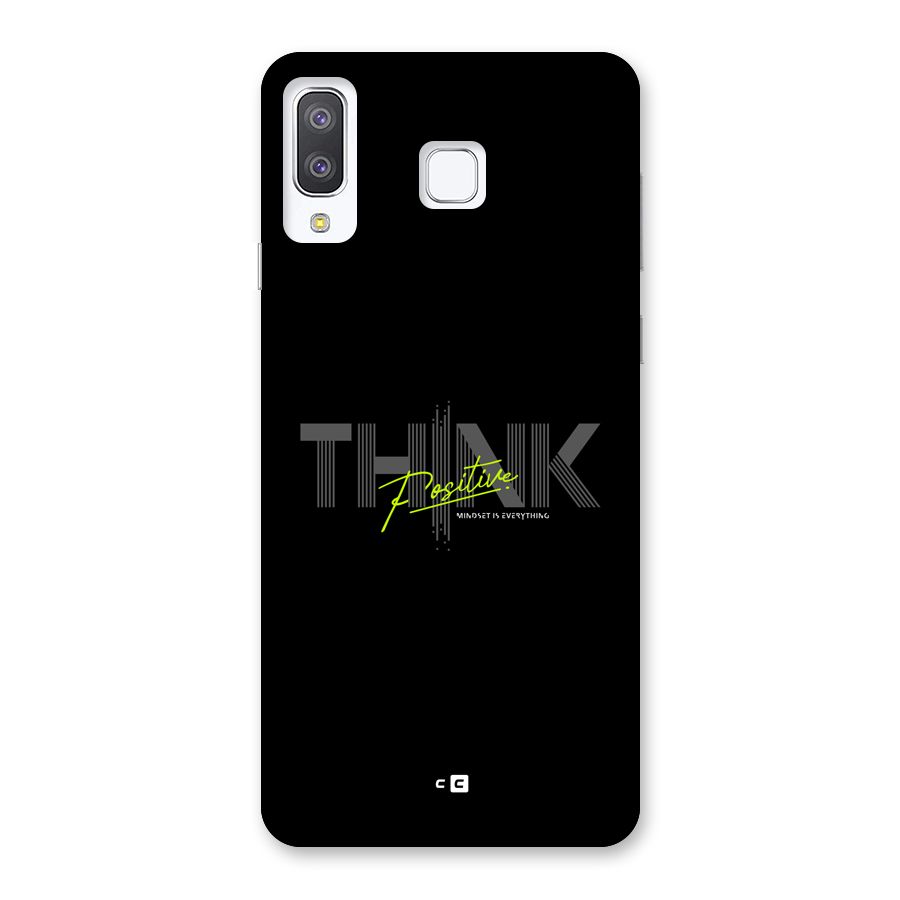 Think Positive Only Back Case for Galaxy A8 Star
