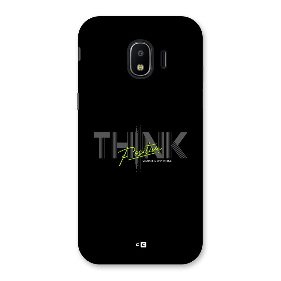 Think Positive Only Back Case for Galaxy J2 Pro 2018