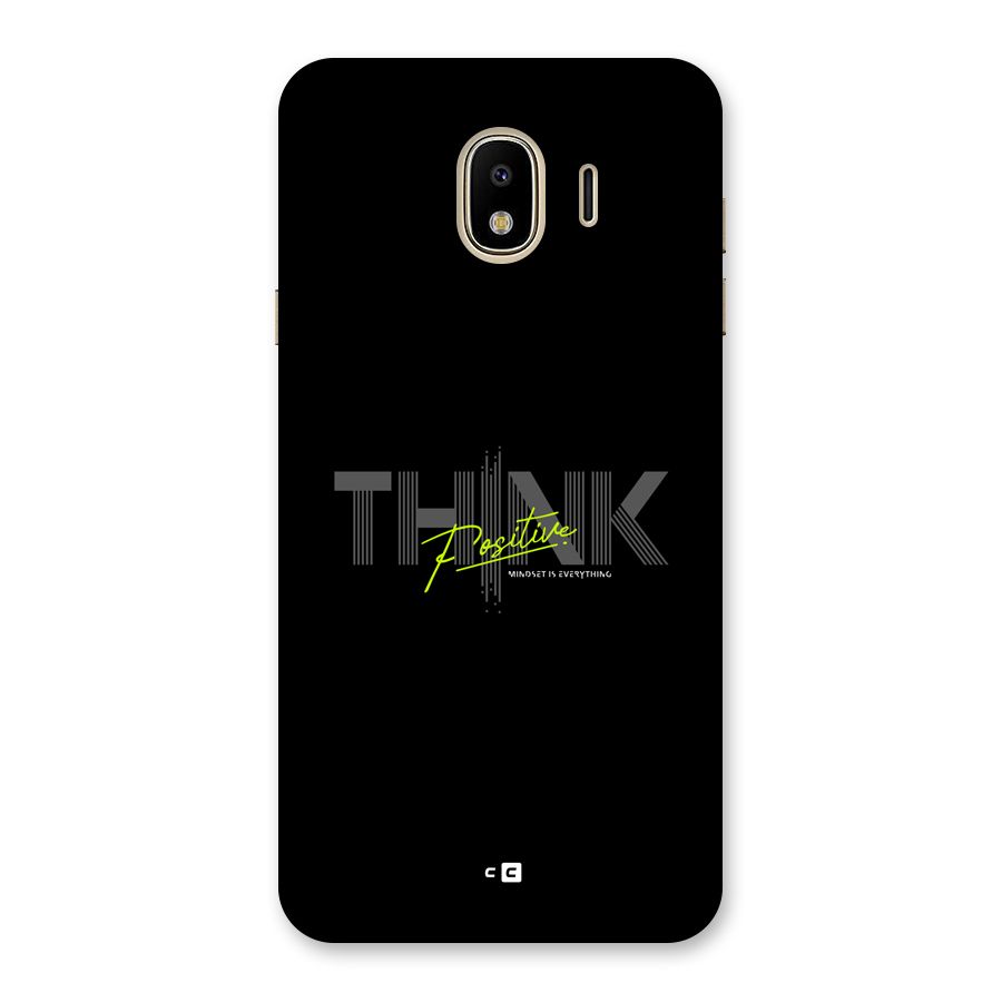 Think Positive Only Back Case for Galaxy J4