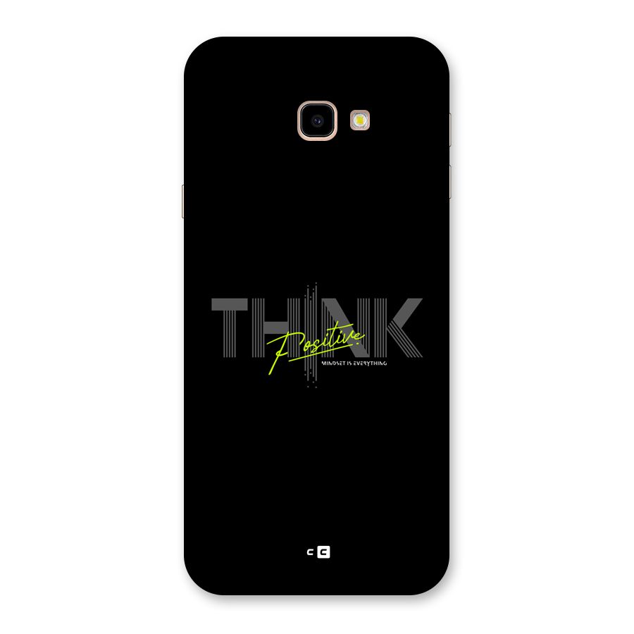 Think Positive Only Back Case for Galaxy J4 Plus