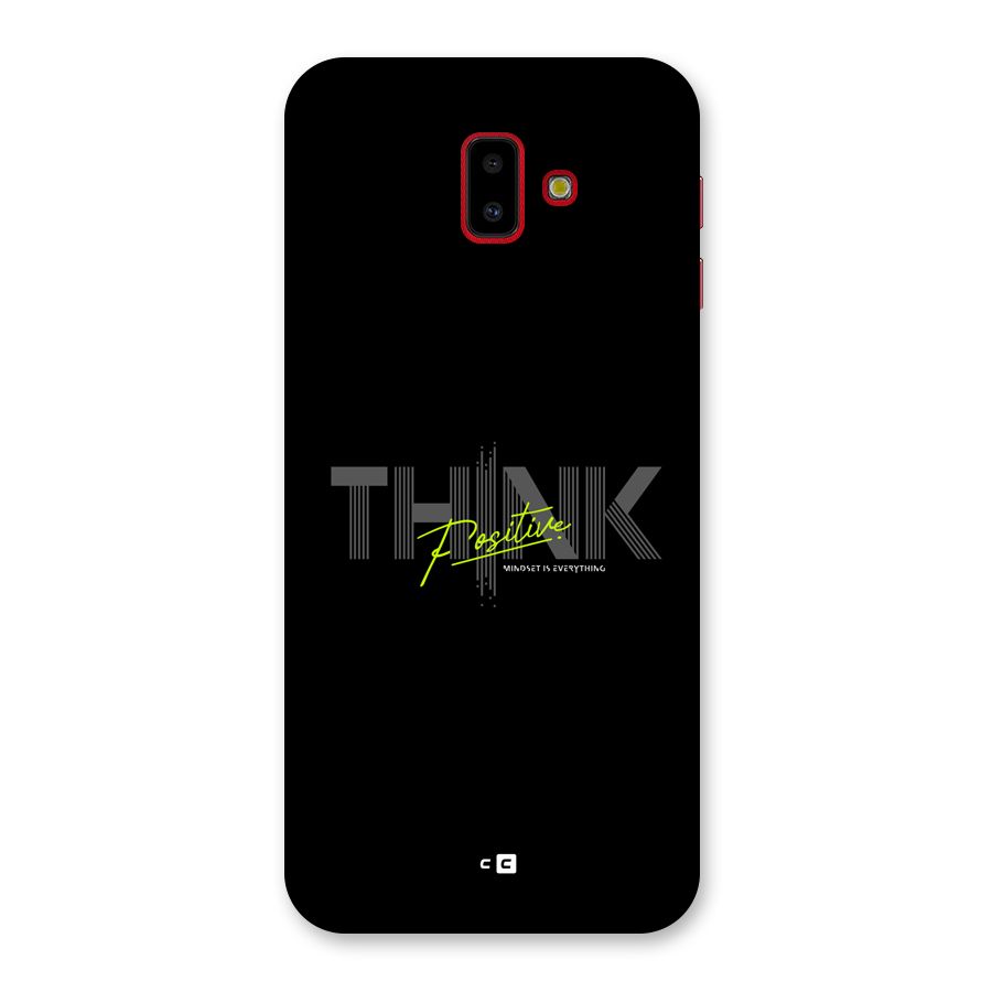 Think Positive Only Back Case for Galaxy J6 Plus