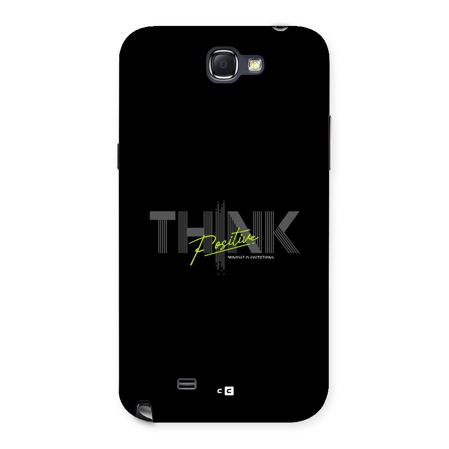 Think Positive Only Back Case for Galaxy Note 2