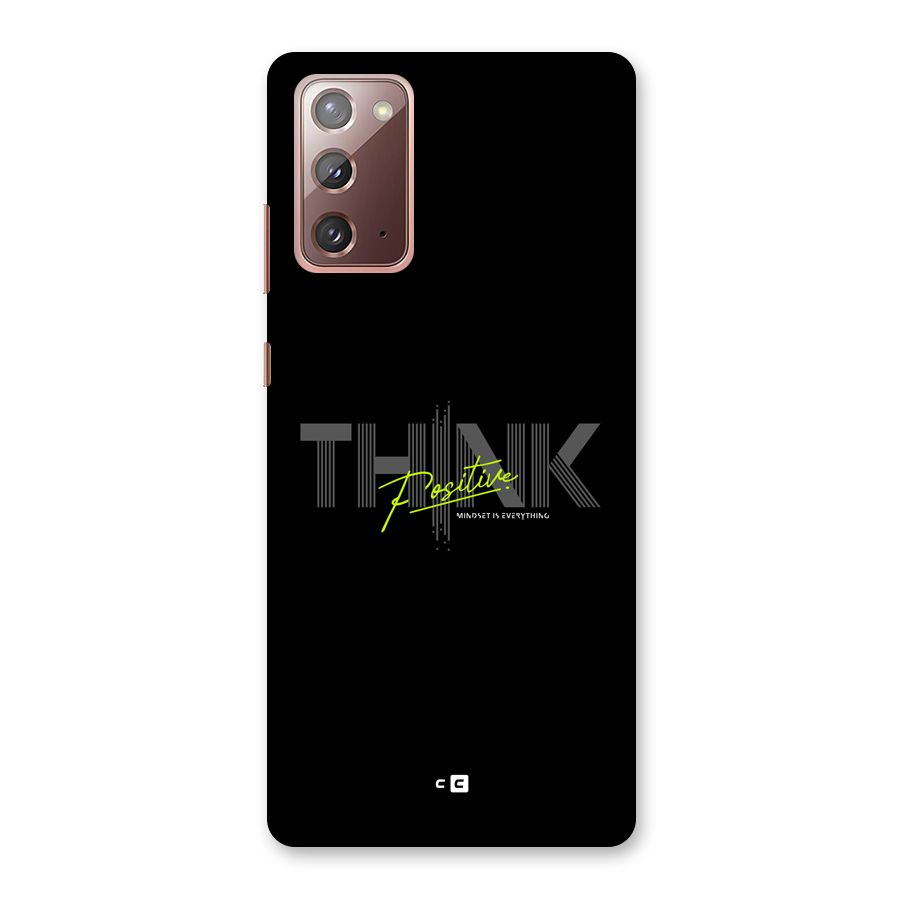 Think Positive Only Back Case for Galaxy Note 20