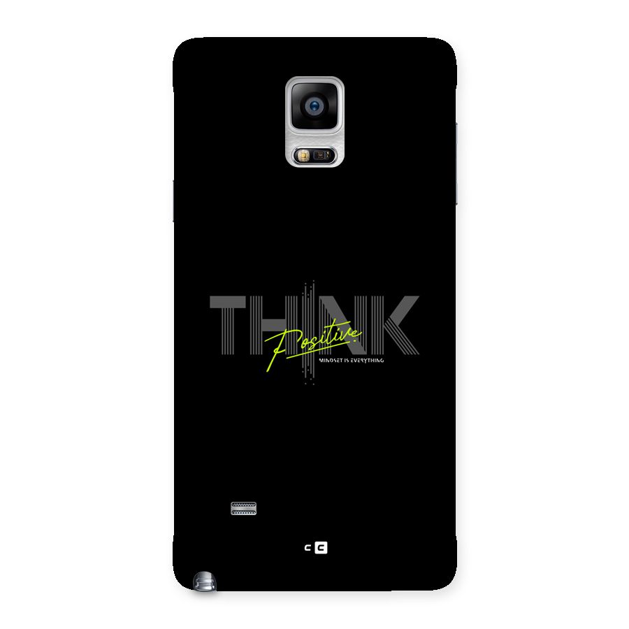 Think Positive Only Back Case for Galaxy Note 4