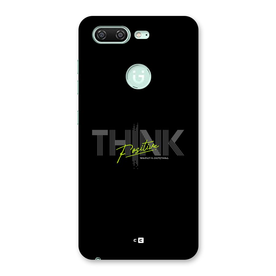 Think Positive Only Back Case for Gionee S10