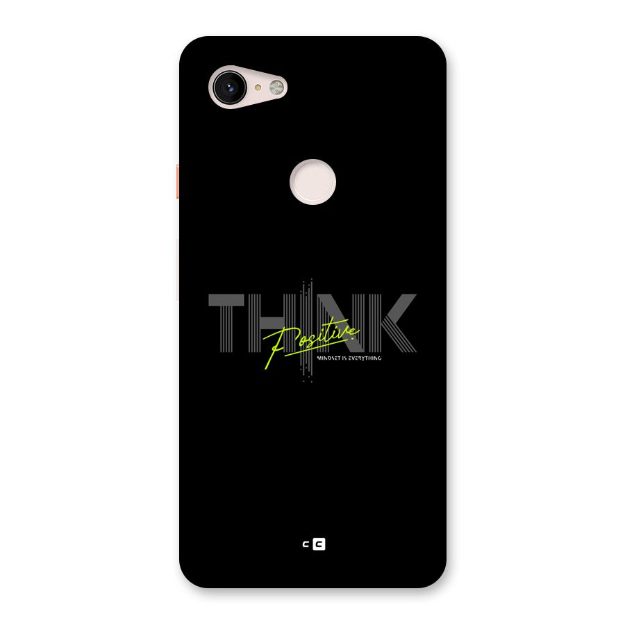 Think Positive Only Back Case for Google Pixel 3 XL