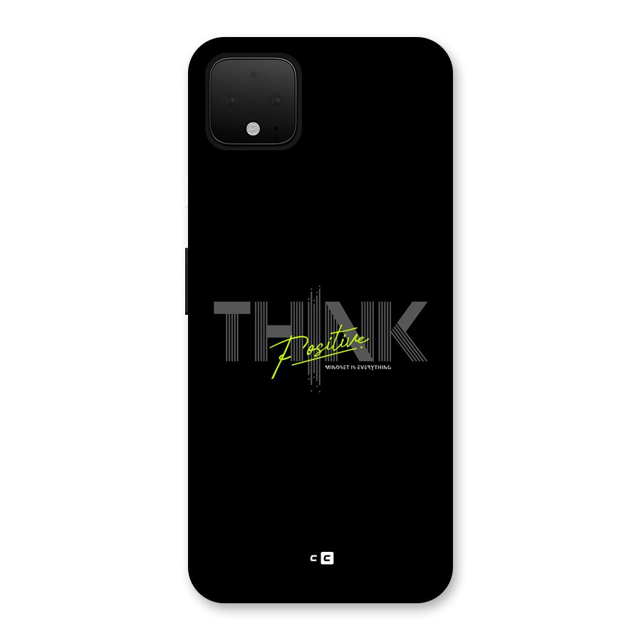 Think Positive Only Back Case for Google Pixel 4 XL