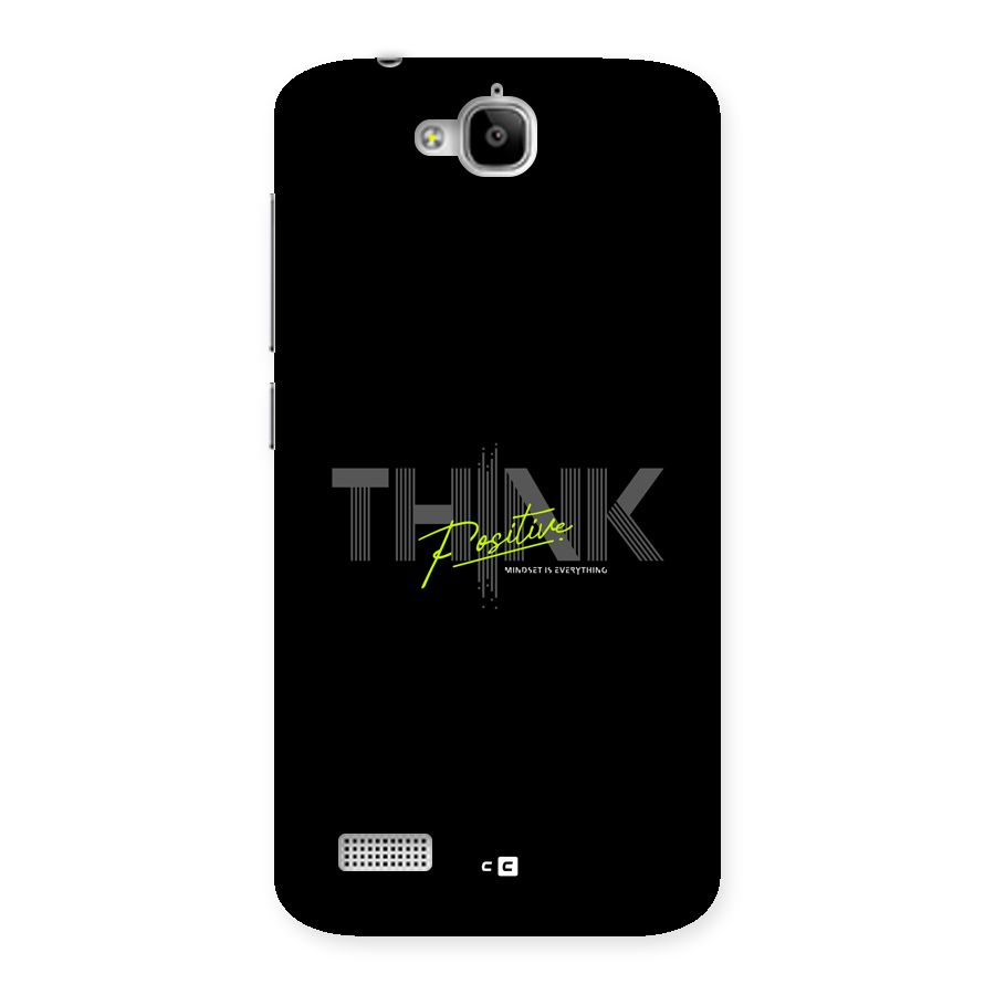 Think Positive Only Back Case for Honor Holly