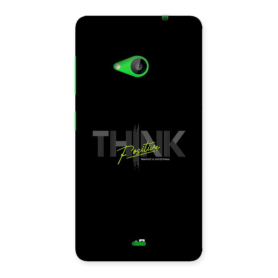 Think Positive Only Back Case for Lumia 535