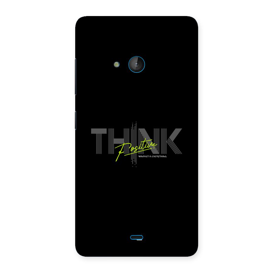 Think Positive Only Back Case for Lumia 540
