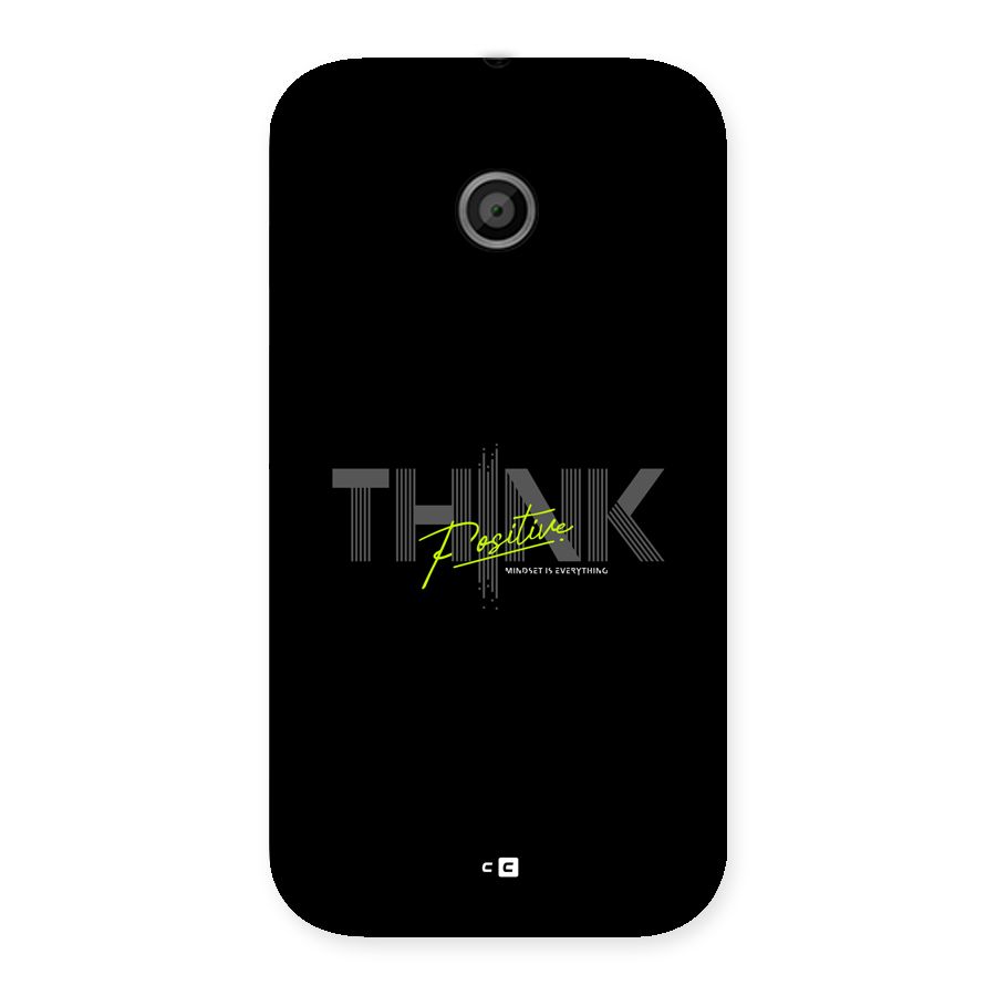 Think Positive Only Back Case for Moto E