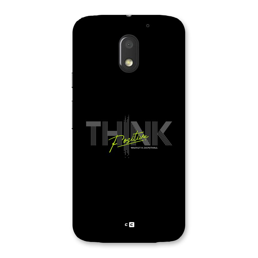 Think Positive Only Back Case for Moto E3 Power