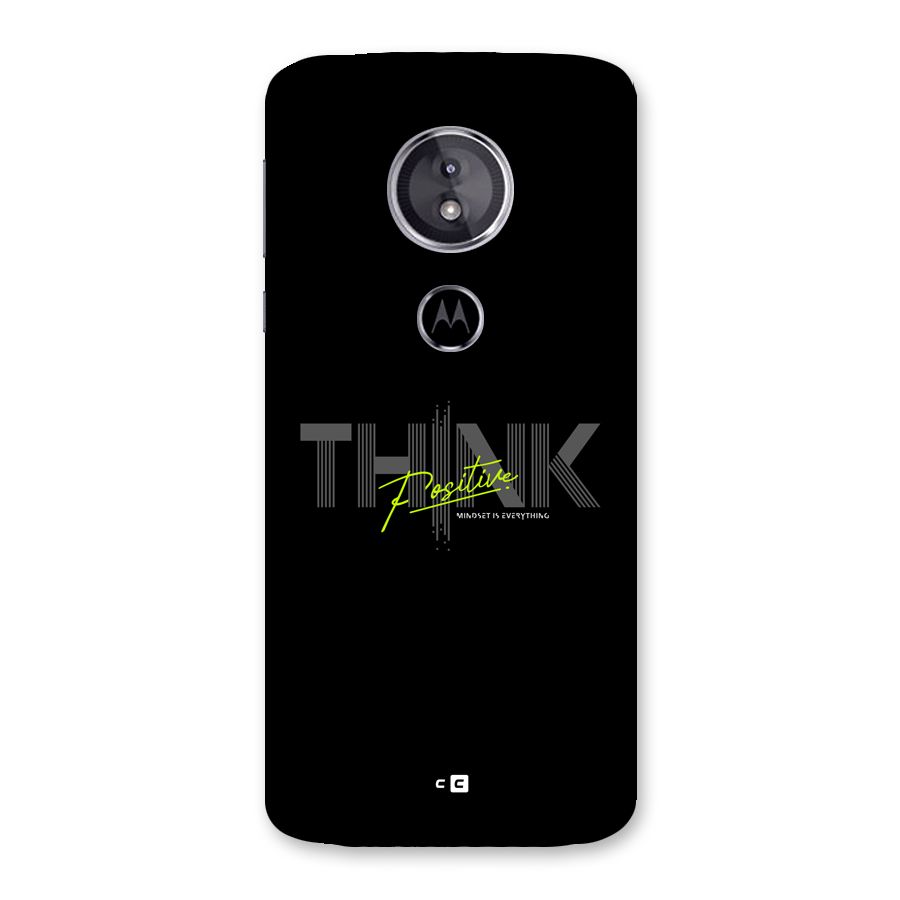 Think Positive Only Back Case for Moto E5