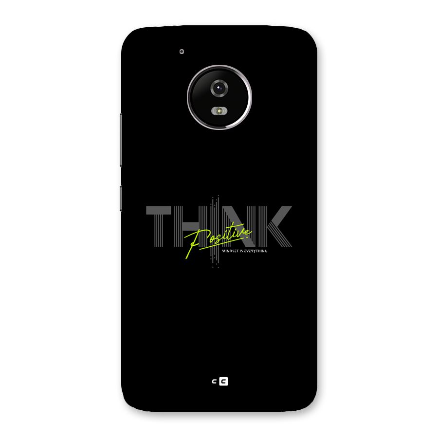 Think Positive Only Back Case for Moto G5