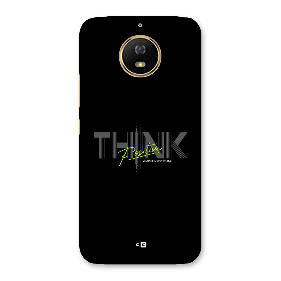 Think Positive Only Back Case for Moto G5s
