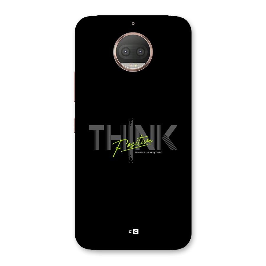 Think Positive Only Back Case for Moto G5s Plus