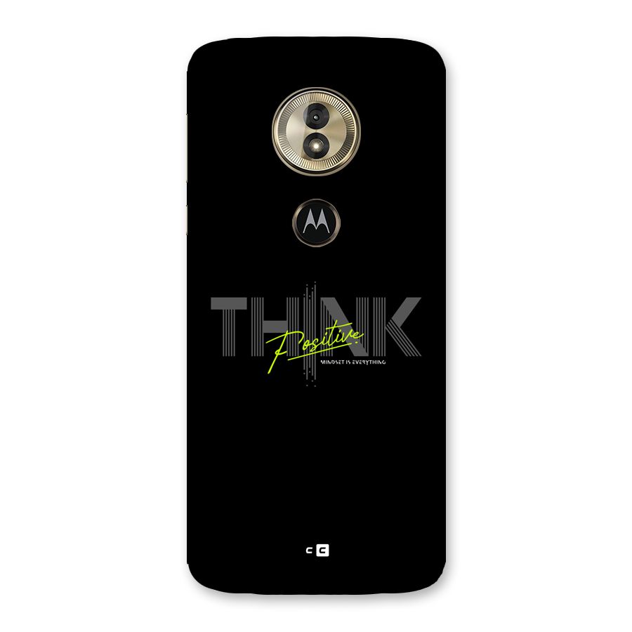 Think Positive Only Back Case for Moto G6 Play