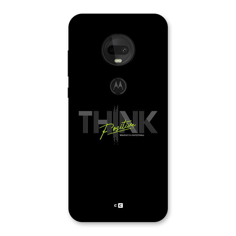 Think Positive Only Back Case for Moto G7