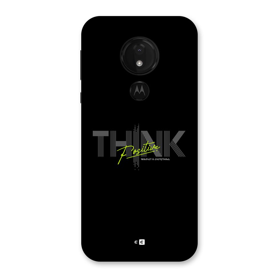 Think Positive Only Back Case for Moto G7 Power