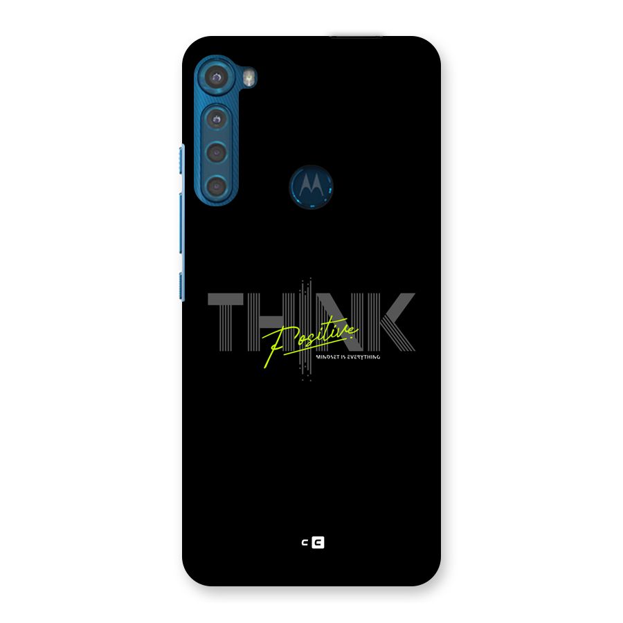 Think Positive Only Back Case for Motorola One Fusion Plus