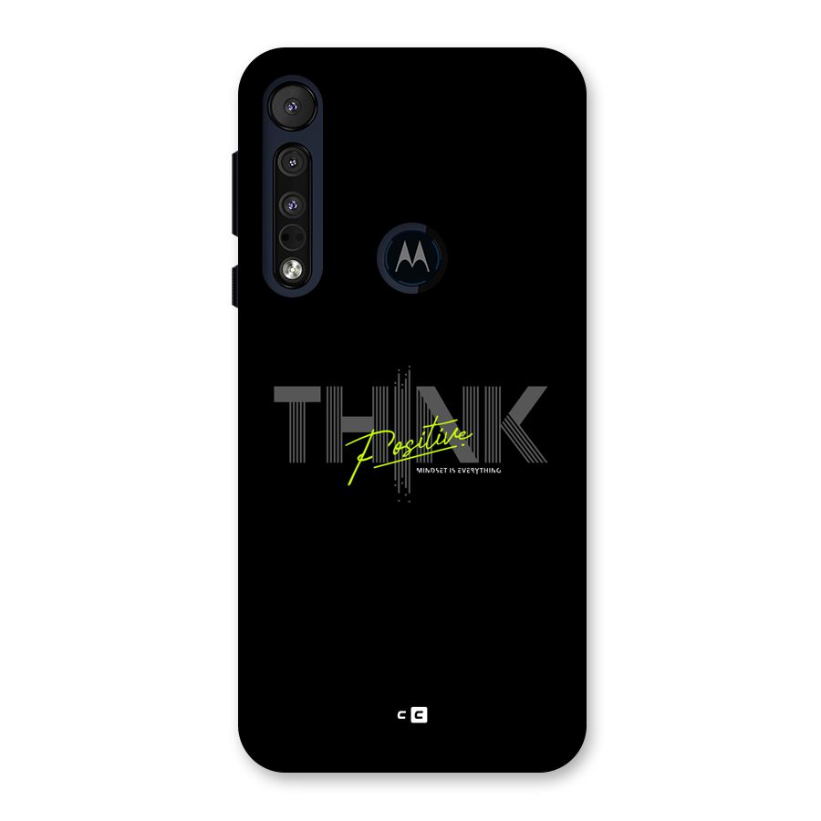 Think Positive Only Back Case for Motorola One Macro