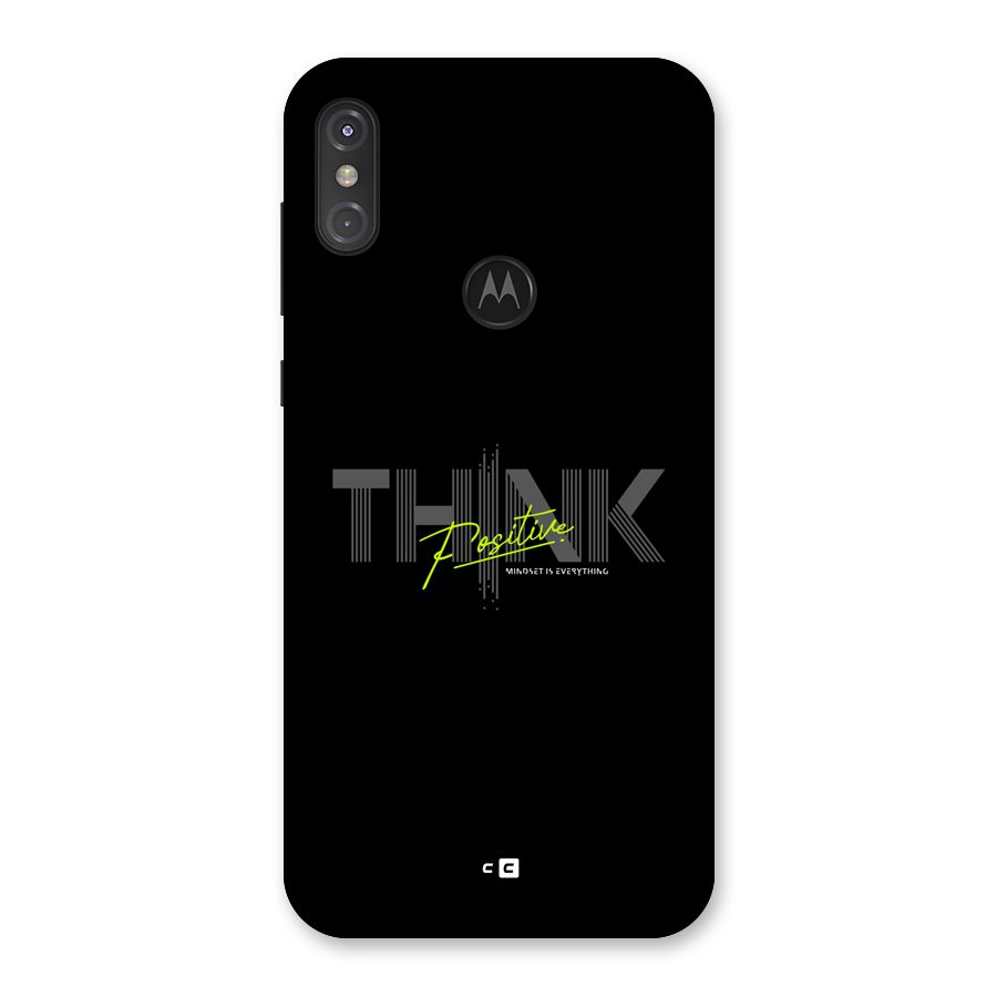 Think Positive Only Back Case for Motorola One Power
