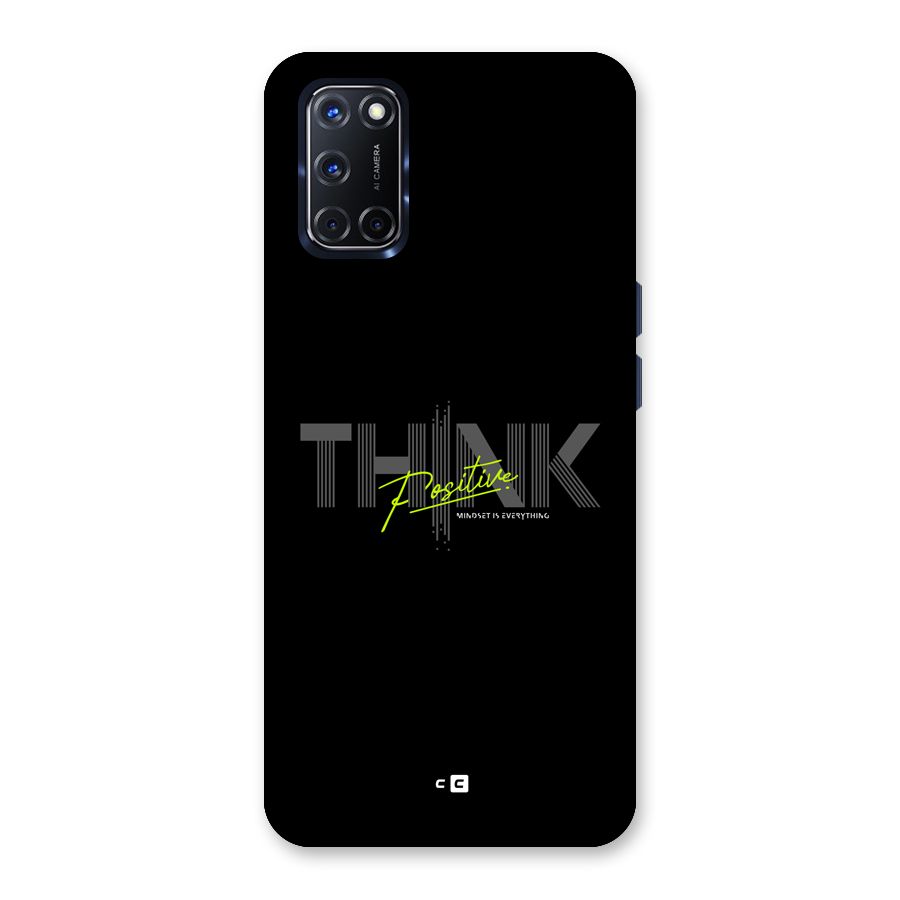 Think Positive Only Back Case for Oppo A52