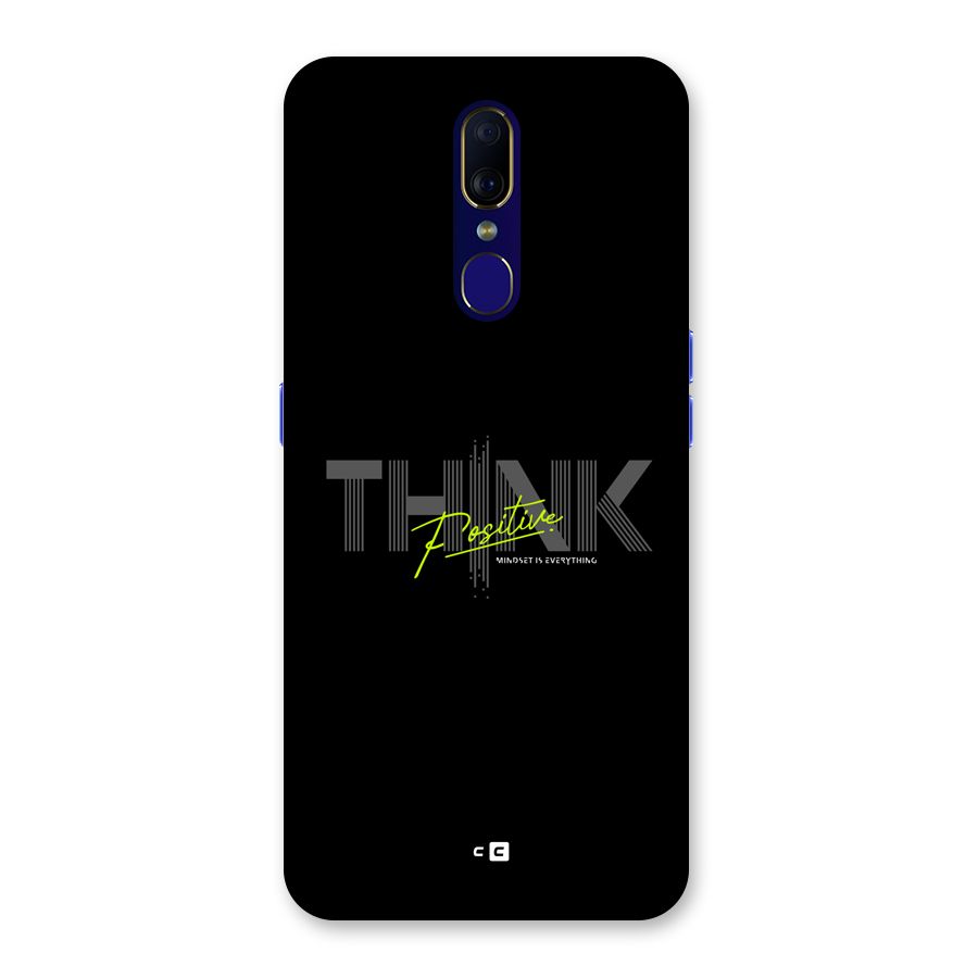 Think Positive Only Back Case for Oppo A9