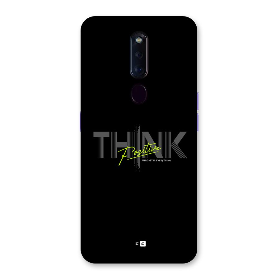 Think Positive Only Back Case for Oppo F11 Pro