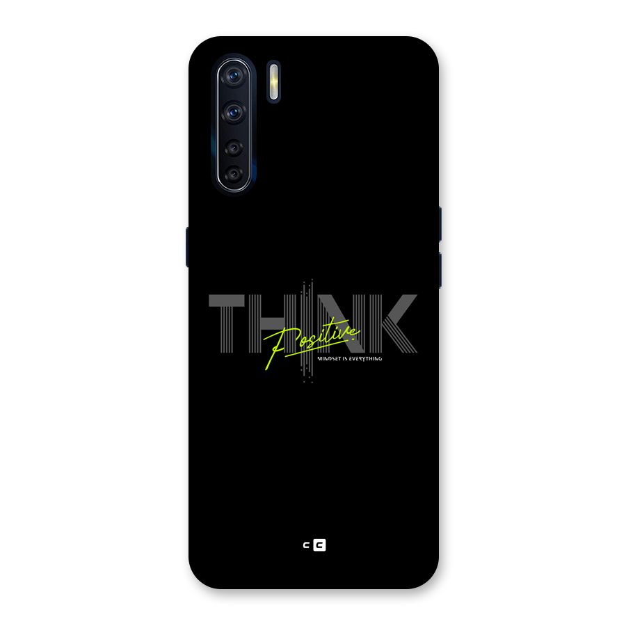 Think Positive Only Back Case for Oppo F15