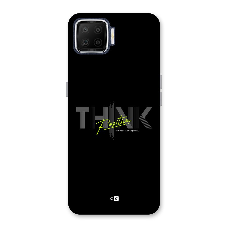 Think Positive Only Back Case for Oppo F17