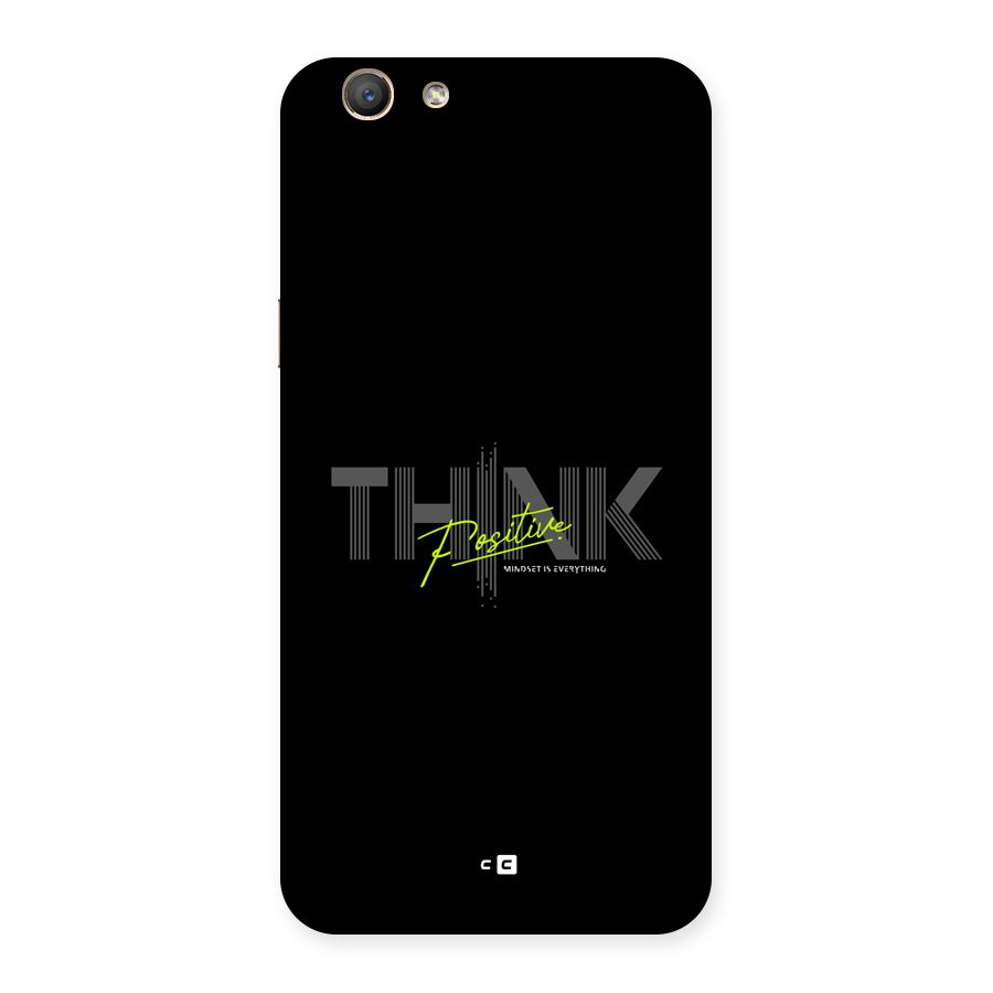 Think Positive Only Back Case for Oppo F1s