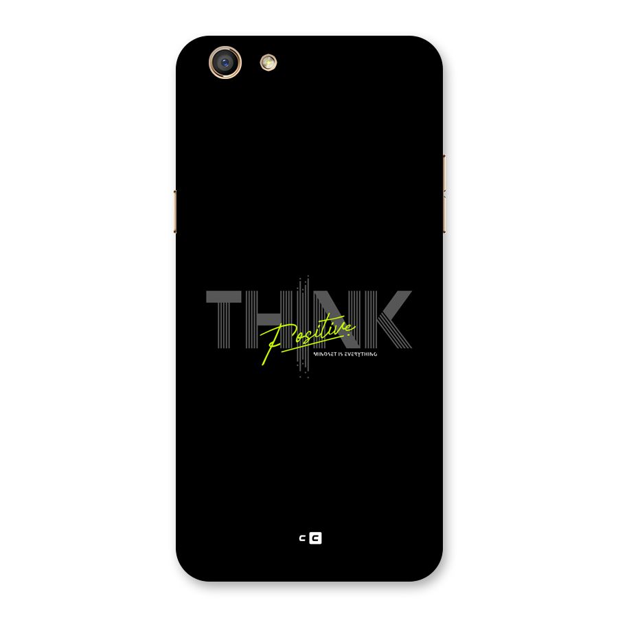 Think Positive Only Back Case for Oppo F3