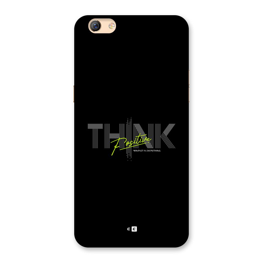 Think Positive Only Back Case for Oppo F3 Plus