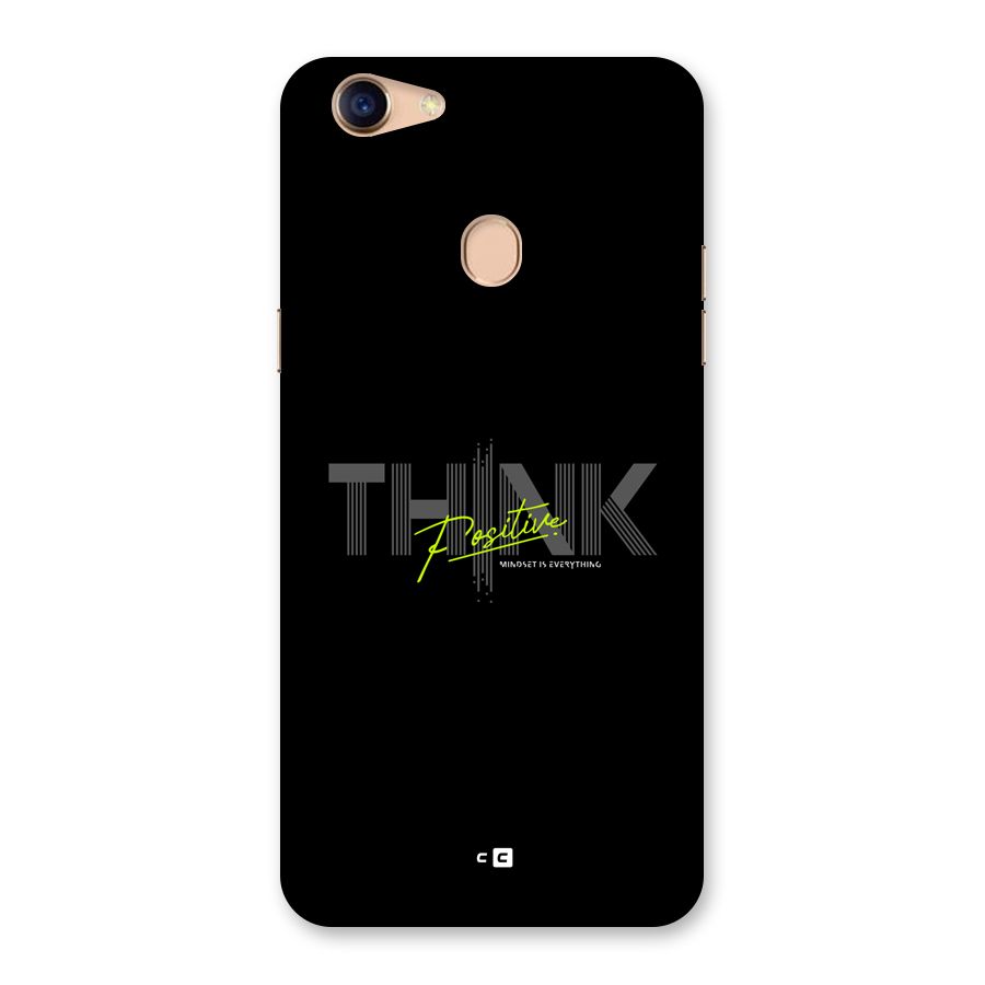 Think Positive Only Back Case for Oppo F5