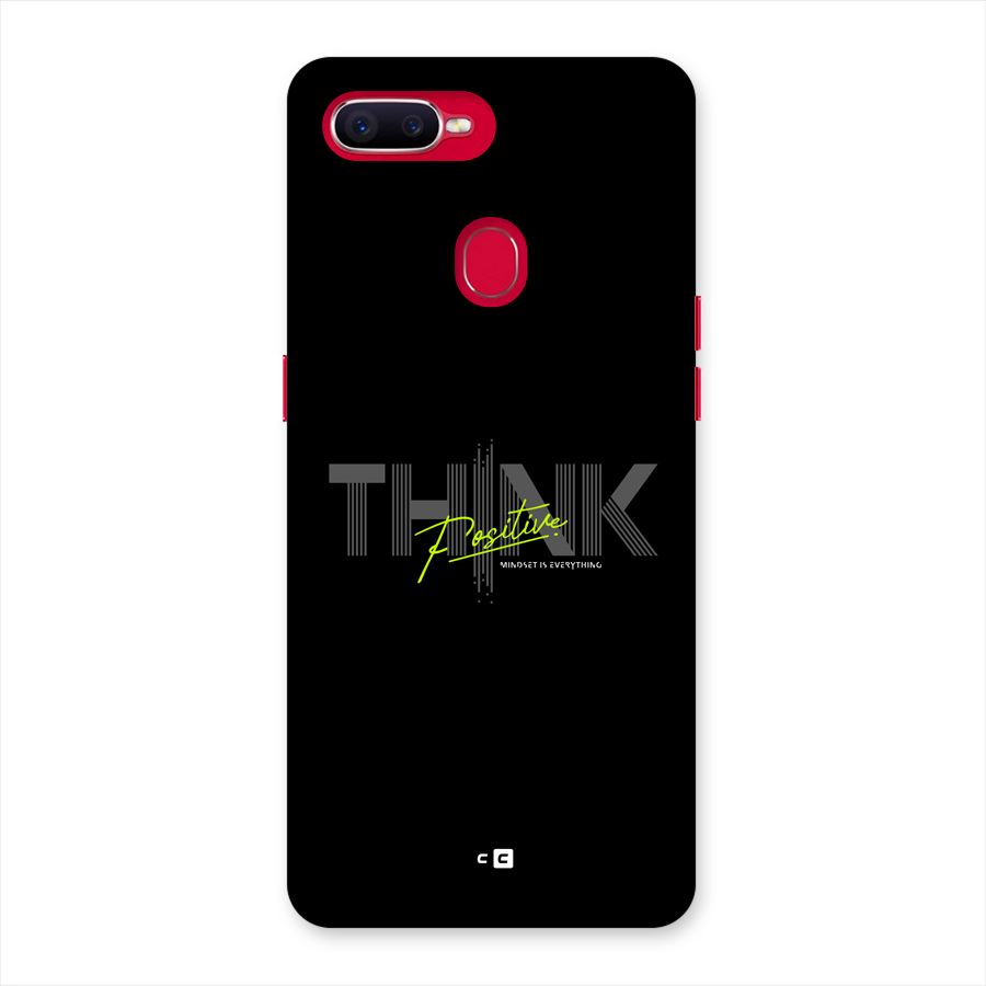 Think Positive Only Back Case for Oppo F9 Pro